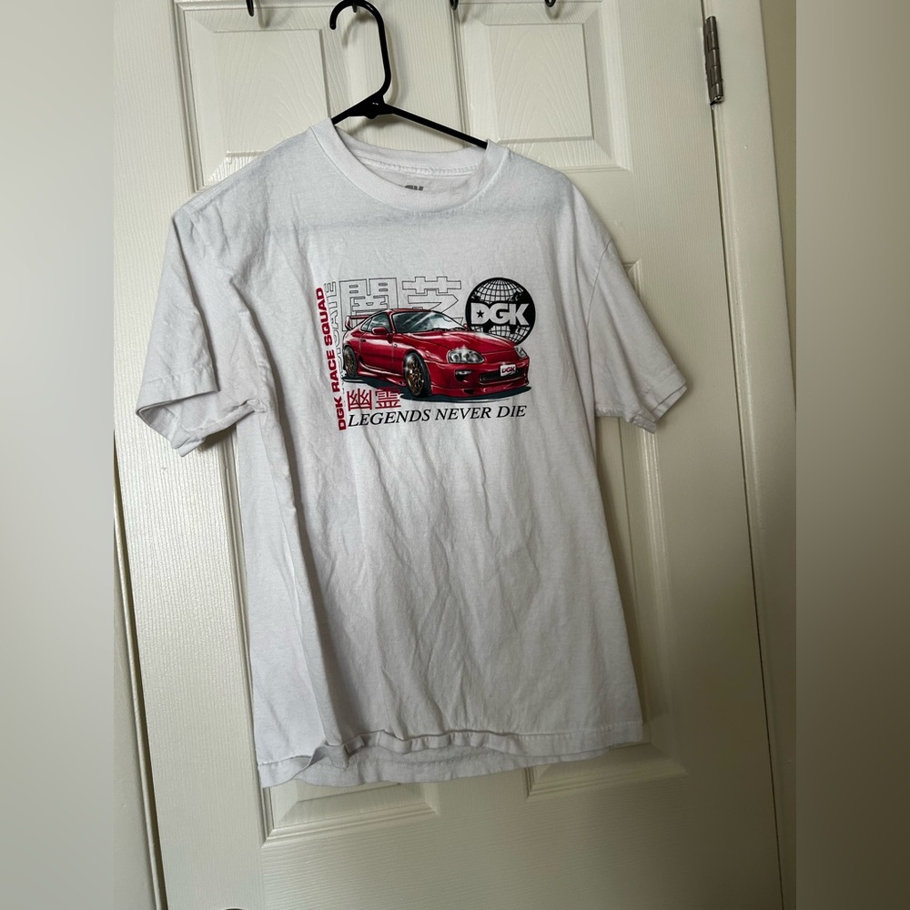 DGK White 'Legends Never Die' Graphic Tee
